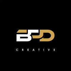 BPD Letter Initial Logo Design Template Vector Illustration