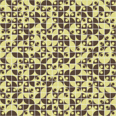 Abstract Geometric Pattern generative computational art illustration