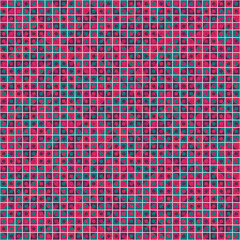 Abstract Geometric Pattern generative computational art illustration