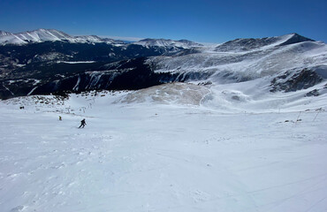 The Highest lift in North America the Emperial expess chair lift 12840 ft