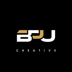BPU Letter Initial Logo Design Template Vector Illustration