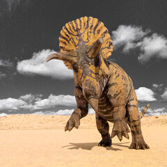 triceratops is attacking © DM7