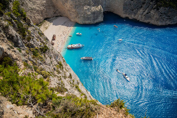 El azul de Zakhyntos, Grecia