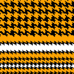 Seamless houndstooth pattern. Crowbars print.