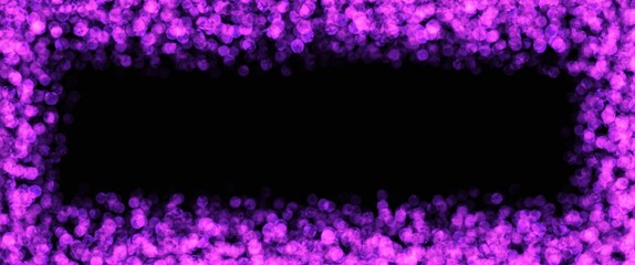 purple and white frame