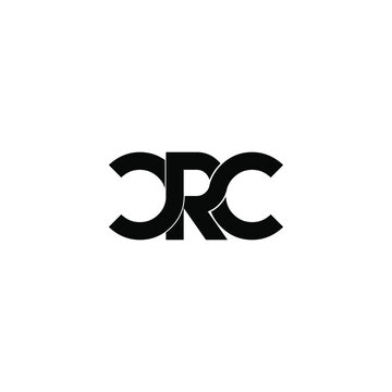 crc letter original monogram logo design