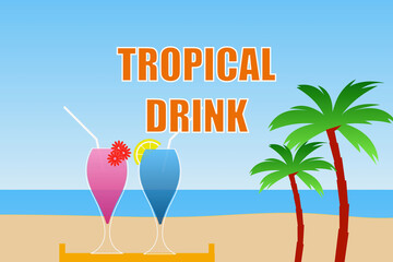 トロピカルドリンク