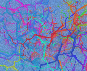 abstract colorful sponge paint background bg wallpaper art with splashes 