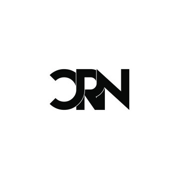 crn letter original monogram logo design