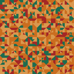 Abstract Seamless African Triangle Pattern Background