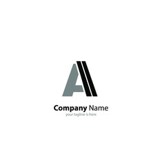 Obraz premium letter A elegant logo Concept, minimalist style