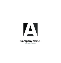 Fototapeta premium letter A elegant logo Concept, minimalist style