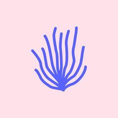 Seaweed on light background