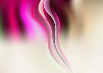 Obraz na płótnie Canvas Pink and Brown Wavy Background