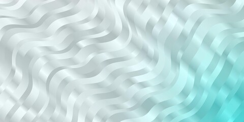 Fototapeta premium Light BLUE vector backdrop with curves.