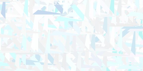 Light pink, blue vector template with triangle shapes.