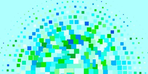 Light Blue, Green vector template in rectangles.