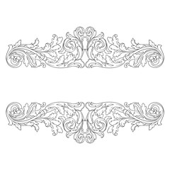 Decorative frames. Retro ornamental frame, vintage rectangle ornaments and ornate border. Decorative wedding frames, antique museum picture borders or deco devider. Isolated icons vector set