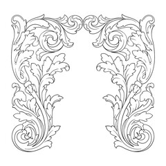 Decorative frames. Retro ornamental frame, vintage rectangle ornaments and ornate border. Decorative wedding frames, antique museum picture borders or deco devider. Isolated icons vector set