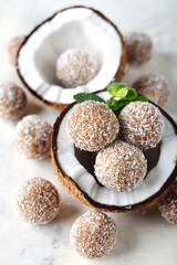 Vegan coconut candy