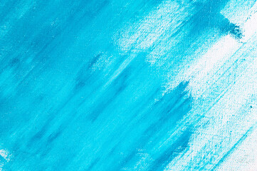 creative background, a spot of heavenly colored primer rubbed on the surface of a linen canvas, temporary object, close, toning