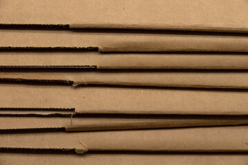 cardboard sheets to send products ecologically, cardboard concept
