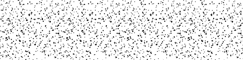 Abstract splash vector seamless pattern. Black and white hand drawn spray texture. Black spots on white backdrop