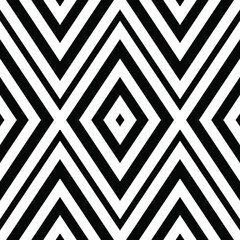 Fototapeta premium Colorful geometric pattern background design. Seamless Retro Abstract modern art decorative geometry