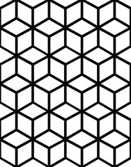 Colorful geometric pattern background design. Seamless Retro Abstract modern art decorative geometry