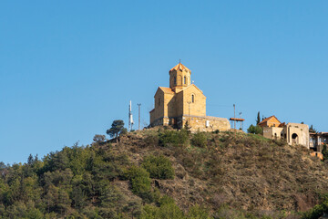 Tabor Monastery of the Transfiguration in Tbilisi, View from the Narikhala Hill