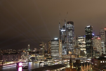 Obraz premium modern city at night