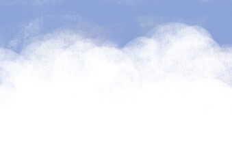 青空と雲の背景イラスト