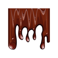 melted chocolate fluid