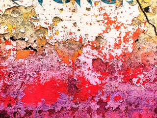 Fototapeta premium Abstract Space hand painted Colorful background. Colorful template.