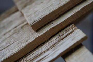 oak shingles to cover the roof of the house