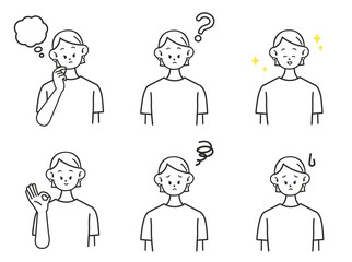 女性 表情セット