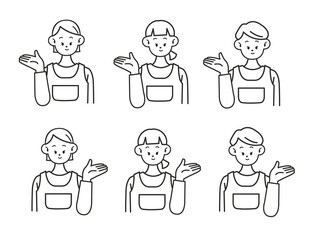 女性 案内セット