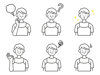 女性 表情セット