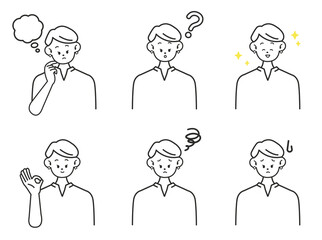 女性 表情セット