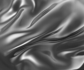 3d abstract refracting crystal shape. Clear colorful background in rainbow holographic style illustration.