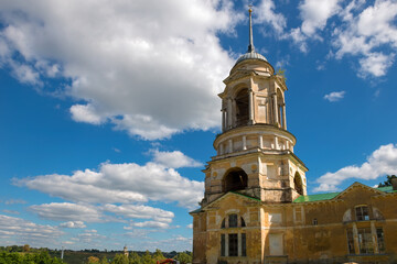 Bell tower Borisoglebsky Cathedral, Staritsa, Tver Region, Russia