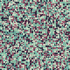 Abstract Geometric Pattern generative computational art illustration