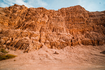 Blue summer sky over the Grand Canyon old quarry Thailand