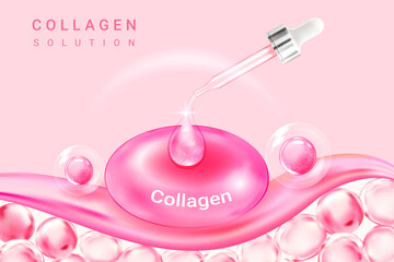 Cosmetics solution. supreme collagen  essence.
