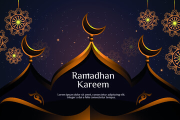 ramadan wallpaper design background design template