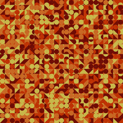 Abstract Geometric Pattern generative computational art illustration