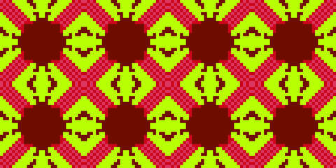 Pixelated art Abstract Mosaic . Vector illustration