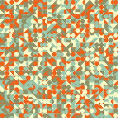 Abstract Geometric Pattern generative computational art illustration