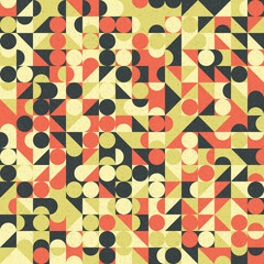 Abstract Geometric Pattern generative computational art illustration