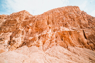 Blue summer sky over the Grand Canyon old quarry Thailand